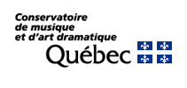 Logo du Conservatoire de musique et d'art dramatique du Québec